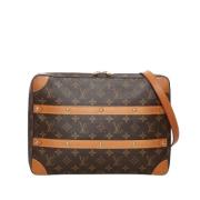 Louis Vuitton Vintage Pre-owned Canvas crossbodyvskor Brown, Dam