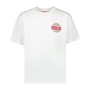 Kenzo Logobroderad T-shirt White, Herr