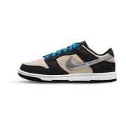 Nike Starry Laces Dunk Low High Sneakers Black, Dam