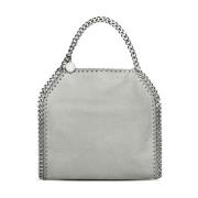 Stella McCartney Ljusgrå Shaggy Deer Liten Tote Gray, Dam