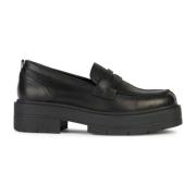 Geox Svarta Spherica EC7 Loafers Black, Dam