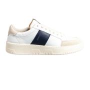 Saint Sneakers Sail Sneakers i vitt/blått läder White, Dam