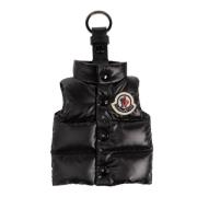 Moncler Nyckelring formad som en puff väst Black, Herr