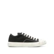 Acne Studios Svarta Ballow Sneakers med Distressed Effekt Black, Dam