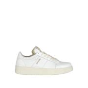 Saint Sneakers Vita Lädersneakers för Kvinnor White, Dam