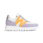 Wonders Urban Sneaker med MemoryGel Innersula Purple, Dam