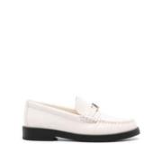 Jimmy Choo Addie Läderloafers Beige, Dam