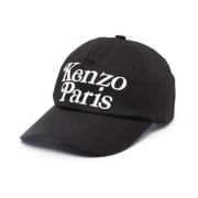 Kenzo Svarta Hattar med Verdy Signatur Black, Herr