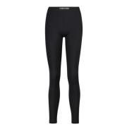 Tom Ford Stiliga Logo Leggings Uppgradering Black, Dam