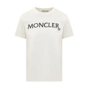 Moncler T-shirt och Polo Kollektion White, Dam