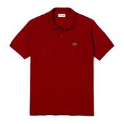 Lacoste Klassisk L12.12 Polo i Burgundy Red, Dam