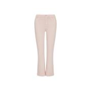 Marella Monochrome Genova Bootcut Jeans i Rosa Pink, Dam
