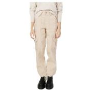 Only Dam Cargo Byxor Beige, Dam