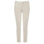 Dondup Beige Slim Chino Byxor Beige, Dam