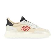 Be Positive Cuprace Basket Sneaker i Beige och Vit Beige, Herr