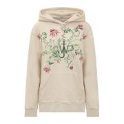 JW Anderson Mysig Tistel Hoodie Beige, Dam