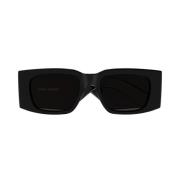 Saint Laurent Sl654 Fyrkantiga Solglasögon Black, Unisex