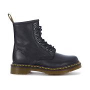 Dr. Martens Anfibio Läderstövlar med Tjock Sula Black, Dam