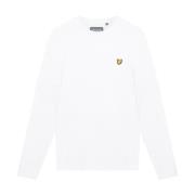 Lyle & Scott Martin Långärmad Topp White, Herr