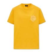 Etro T-shirt med logotyp Orange, Dam