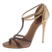 Giuseppe Zanotti Pre-owned Pre-owned Laeder sandaler Brown, Dam