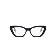 Fendi Svarta Cat Eye Solglasögon Black, Unisex