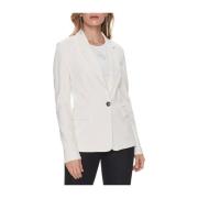 Guess Krämvit Blazer Set för Kvinnor White, Dam