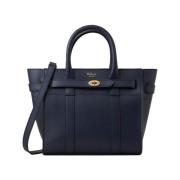 Mulberry Natt Himmel Dragkedja Tote Väska Blue, Dam