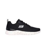 Skechers Textila Sneakers för Kvinnor Black, Dam