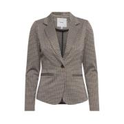 Ichi Sand Blazer Gray, Dam