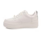 Windsor Smith Vita Läder Sneakers med Kontrastlogo White, Dam