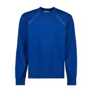 Alexander McQueen Logo Band Sweatshirt Blue, Herr
