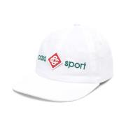 Casablanca Sport Logo Baseball Cap White, Herr