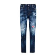 Dsquared2 Distressed Slim-fit Jeans Blue, Herr