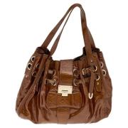 Jimmy Choo Pre-owned Pre-owned Laeder totevskor Brown, Dam