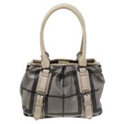 Burberry Vintage Pre-owned Laeder totevskor Multicolor, Dam