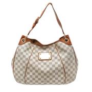 Louis Vuitton Vintage Pre-owned Belagd canvas handvskor White, Dam