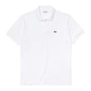 Lacoste Bästa Polo Tröja för Män White, Herr