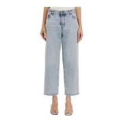 Haikure Wide Leg Cropped Betty Jeans Blue, Dam