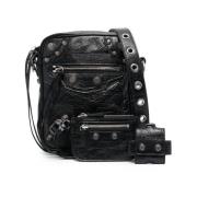 Balenciaga Le Cagole Messenger Bag Black, Herr