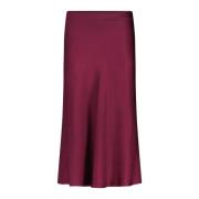 Drykorn Elegant Midi Kjol Purple, Dam