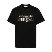 Alexander McQueen Snygga T-shirts och Polos Black, Herr