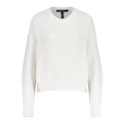 Marc Cain Round-neck Knitwear White, Dam