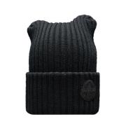 Moncler Svarta Ullhattar av Moncler Genius Black, Herr