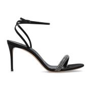 Casadei Stratosphere klack sandaler Black, Dam