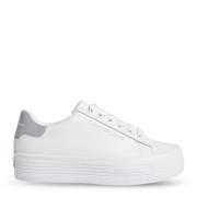 Calvin Klein Flatform Snörskor White, Dam