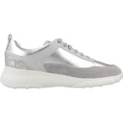 Geox Stiliga Casual Sneakers för Kvinnor Gray, Dam