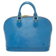 Louis Vuitton Vintage Pre-owned Laeder louis-vuitton-vskor Blue, Dam