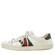 Gucci Vintage Pre-owned Laeder sneakers White, Dam