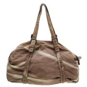 Bottega Veneta Vintage Pre-owned Laeder handvskor Beige, Dam